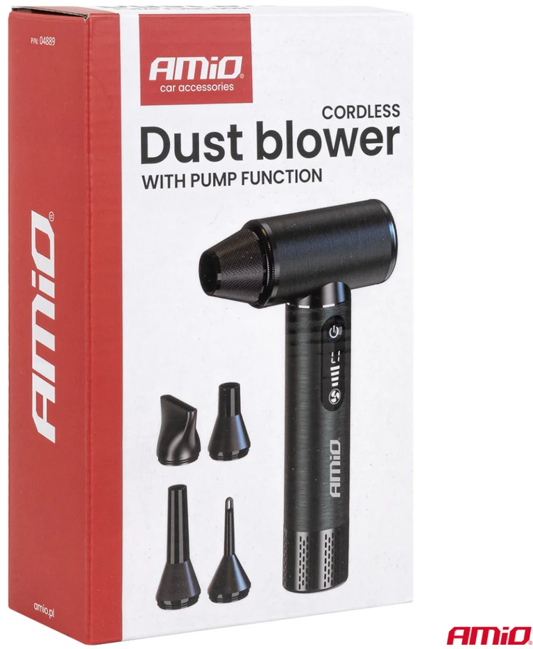 Dulkių siurblys Belaidis oro pūstuvas su vakuuminio siurblio funkcija, 170W AMIO-04889