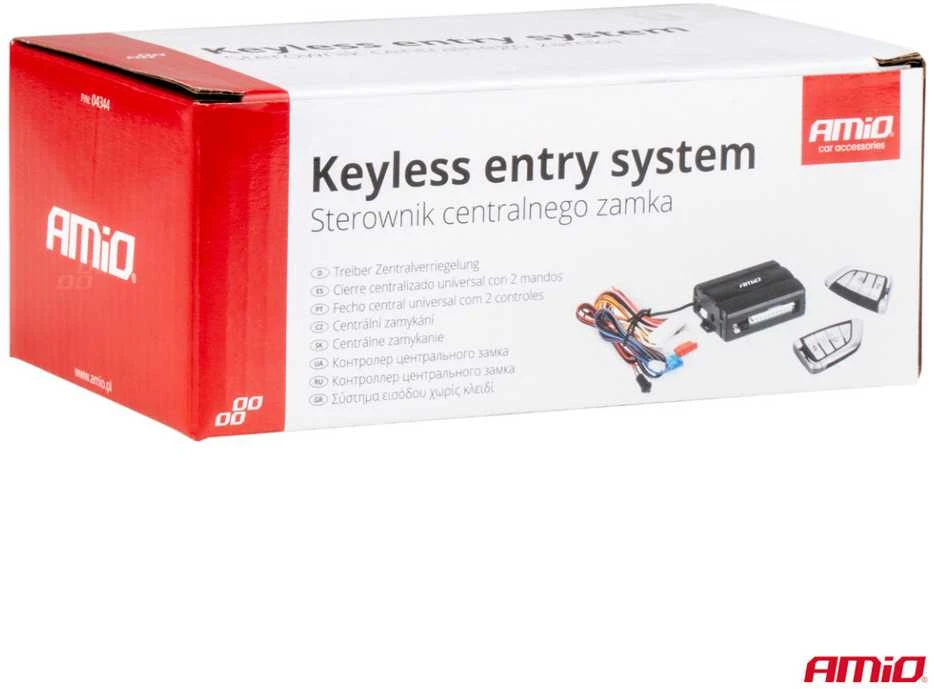 Klaviatūra Centrinio užrakto valdiklis su bekontakčiu (Keyless Entry) prieigos valdymu AMIO-04344