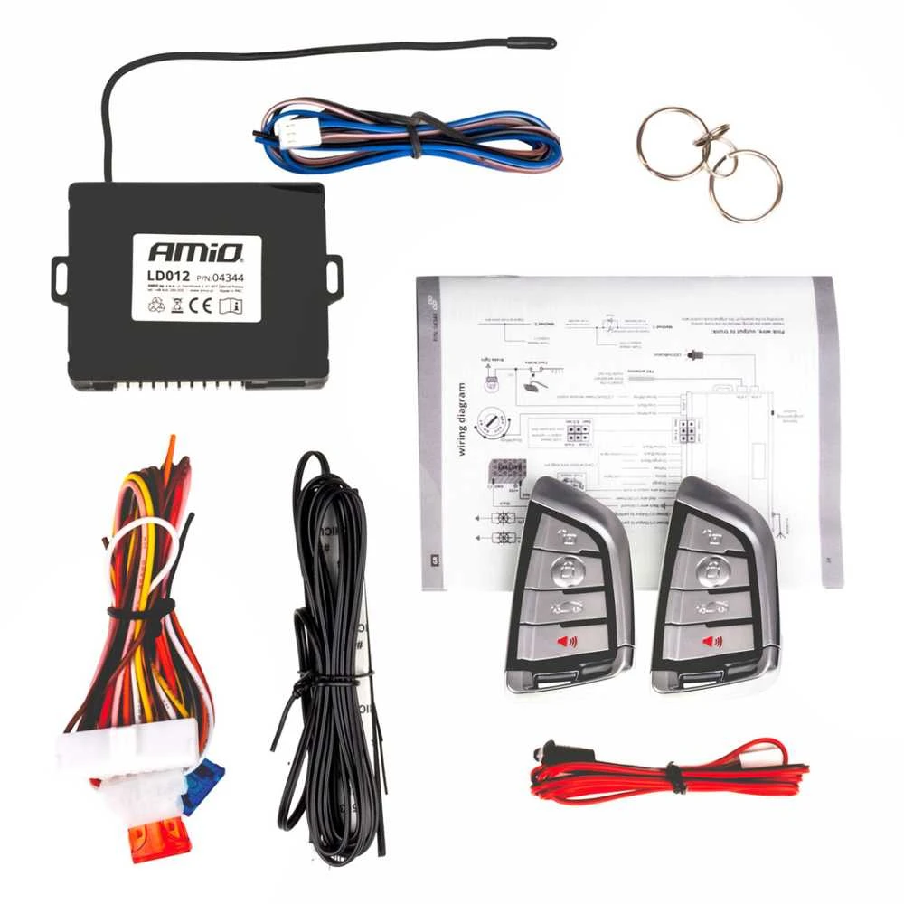 Klaviatūra Centrinio užrakto valdiklis su bekontakčiu (Keyless Entry) prieigos valdymu AMIO-04344
