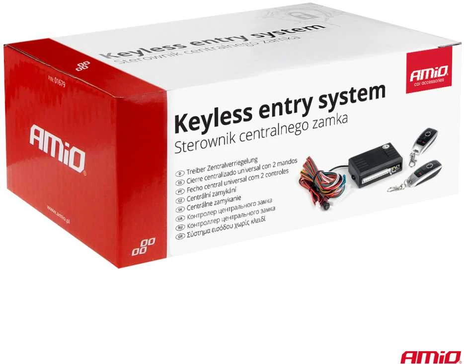 Centrinio užrakto valdymo komplektas su nuotoliniais pulteliais KE14 (Keyless Entry) AMIO-01679