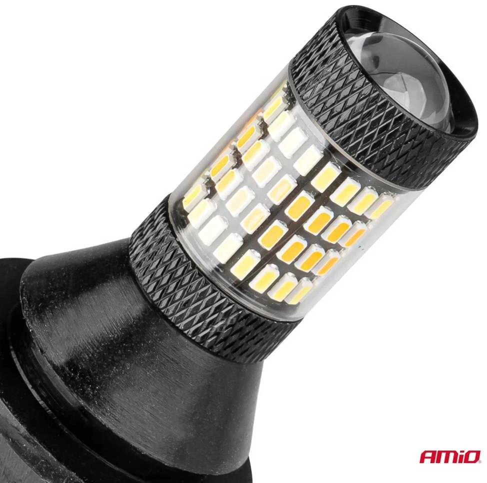Amio LED lemputė suprojektoriumi ir metaliniu korpusu