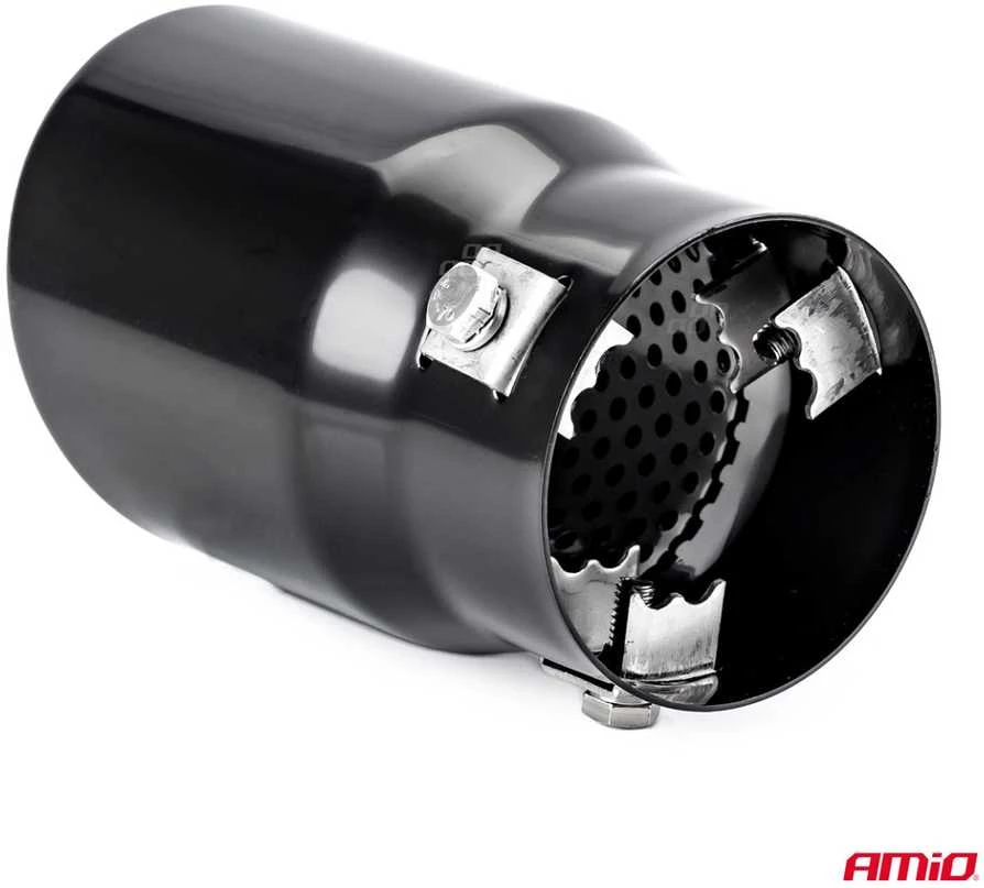 Juodas duslintuvo antgalis 43-62 mm su tvirtinimo detalėmis