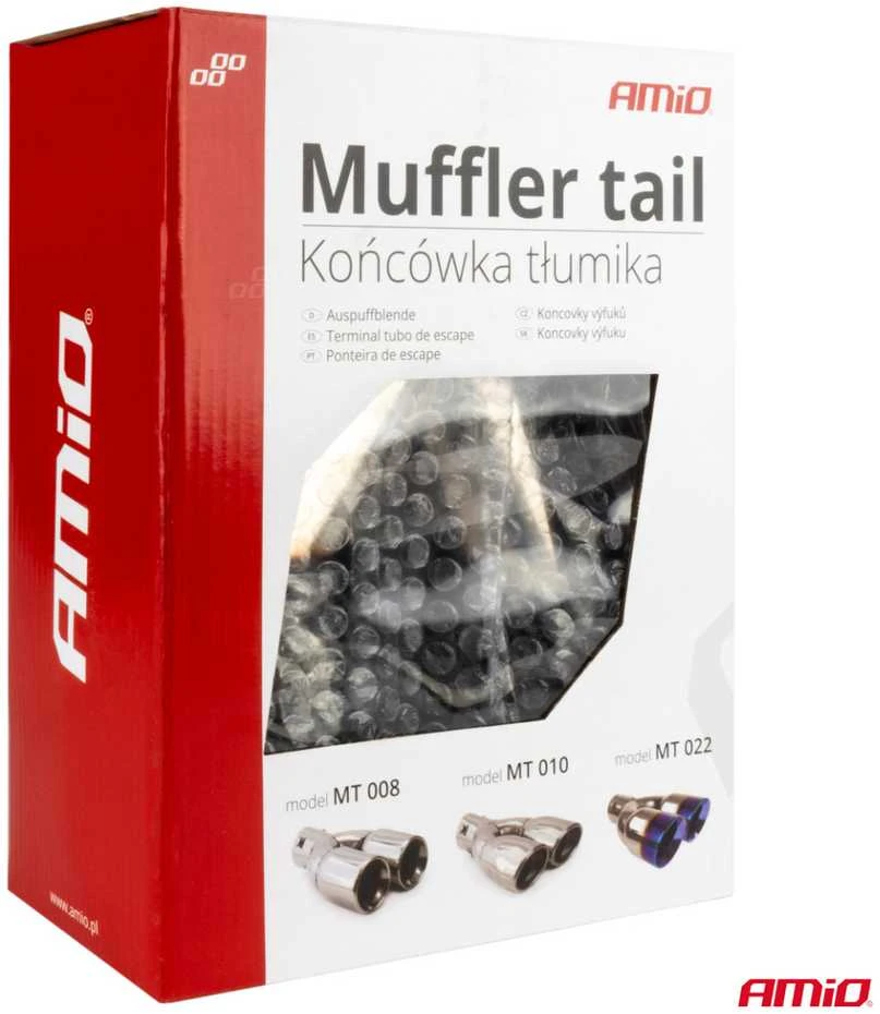 Duslintuvo antgalis 32-52 mm, nerūdijančio plieno, carbon, dvigubas, dešinysis, AMiO‑04070