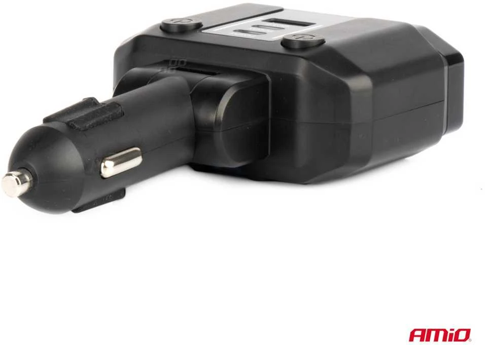 Dvigubas automobilio maitinimo lizdas PD30W PD20W QC3.0 12/24V, max 200W, AMIO-04174