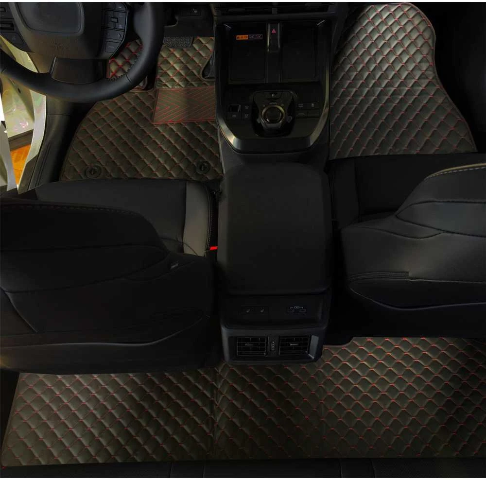 Eko odos kilimėliai QuiltyMats ACURA RSX 2001-2006m. (Juoda / raudonos siūlės)