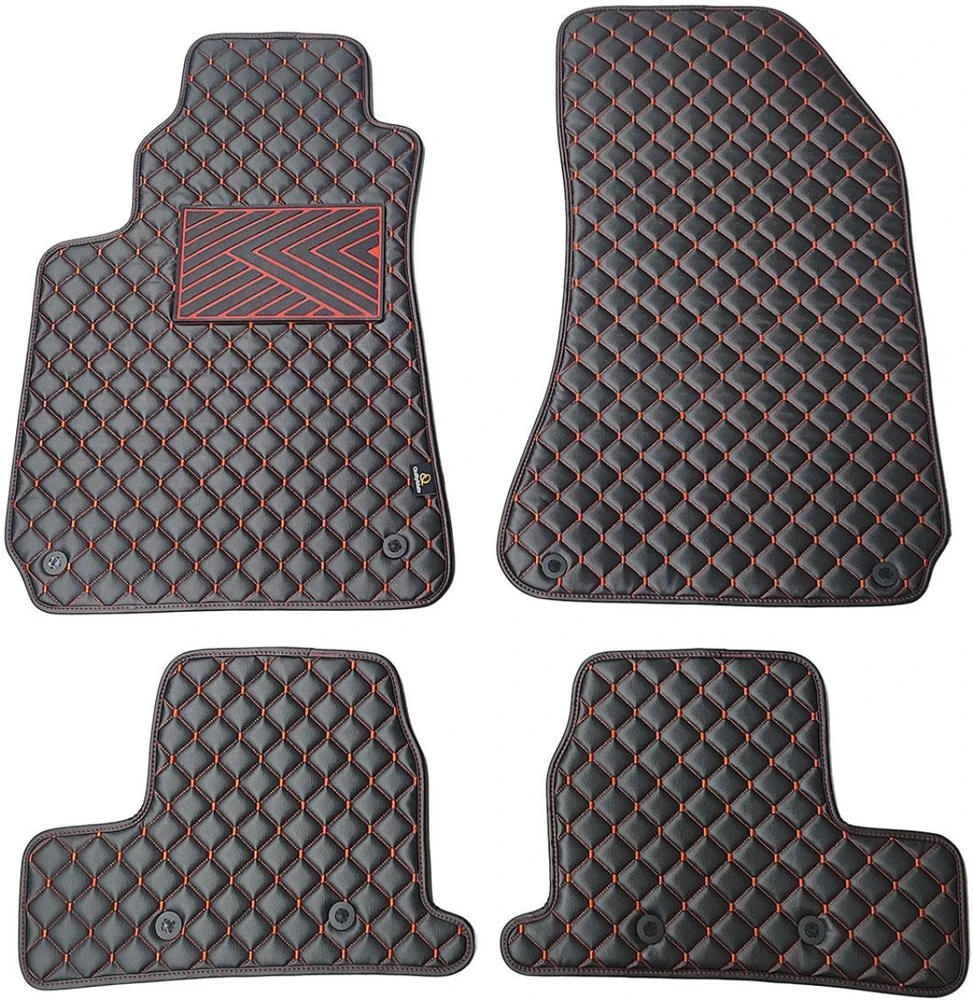 Eko odos kilimėliai QuiltyMats ALFA Romeo BRERA 2005-2010m. (Juoda / raudonos siūlės)