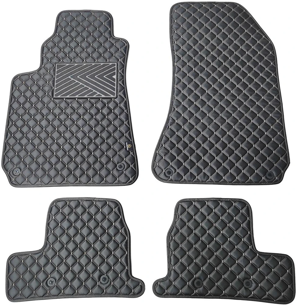 Eko odos kilimėliai QuiltyMats ALFA Romeo BRERA 2005-2010m. (Juoda / pilkos siūlės)