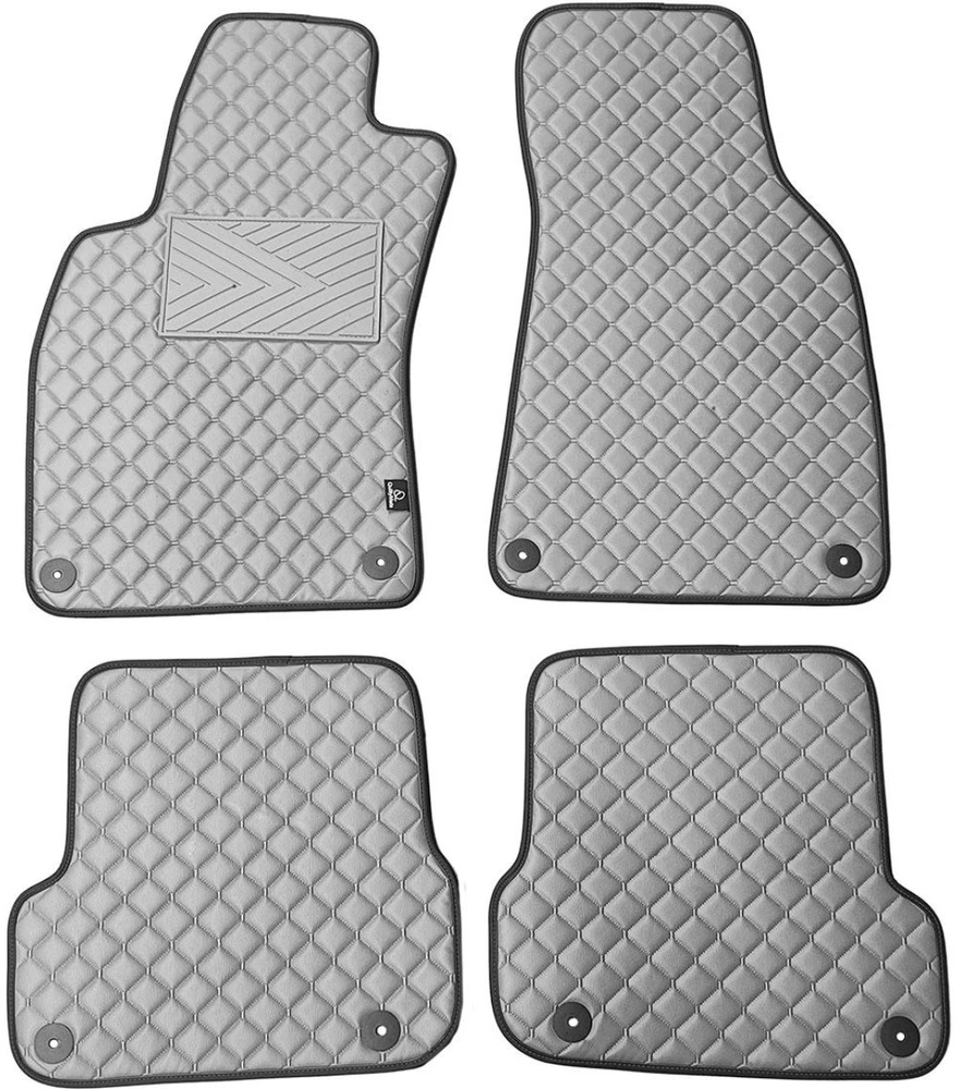 Eko odos kilimėliai QuiltyMats AUDI A6 2006-2011m. (C6) (Pilka / pilkos siūlės)