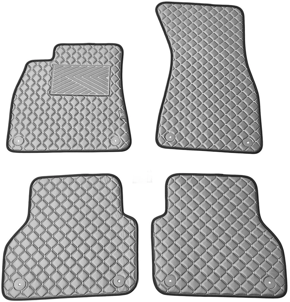 Eko odos kilimėliai QuiltyMats AUDI A7 2018-2025m. (Pilka / pilkos siūlės)