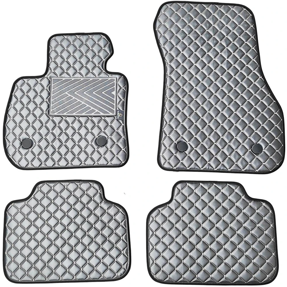 Eko odos kilimėliai QuiltyMats BMW 2 ser. 2014-2021m. (F45) (Pilka / pilkos siūlės)