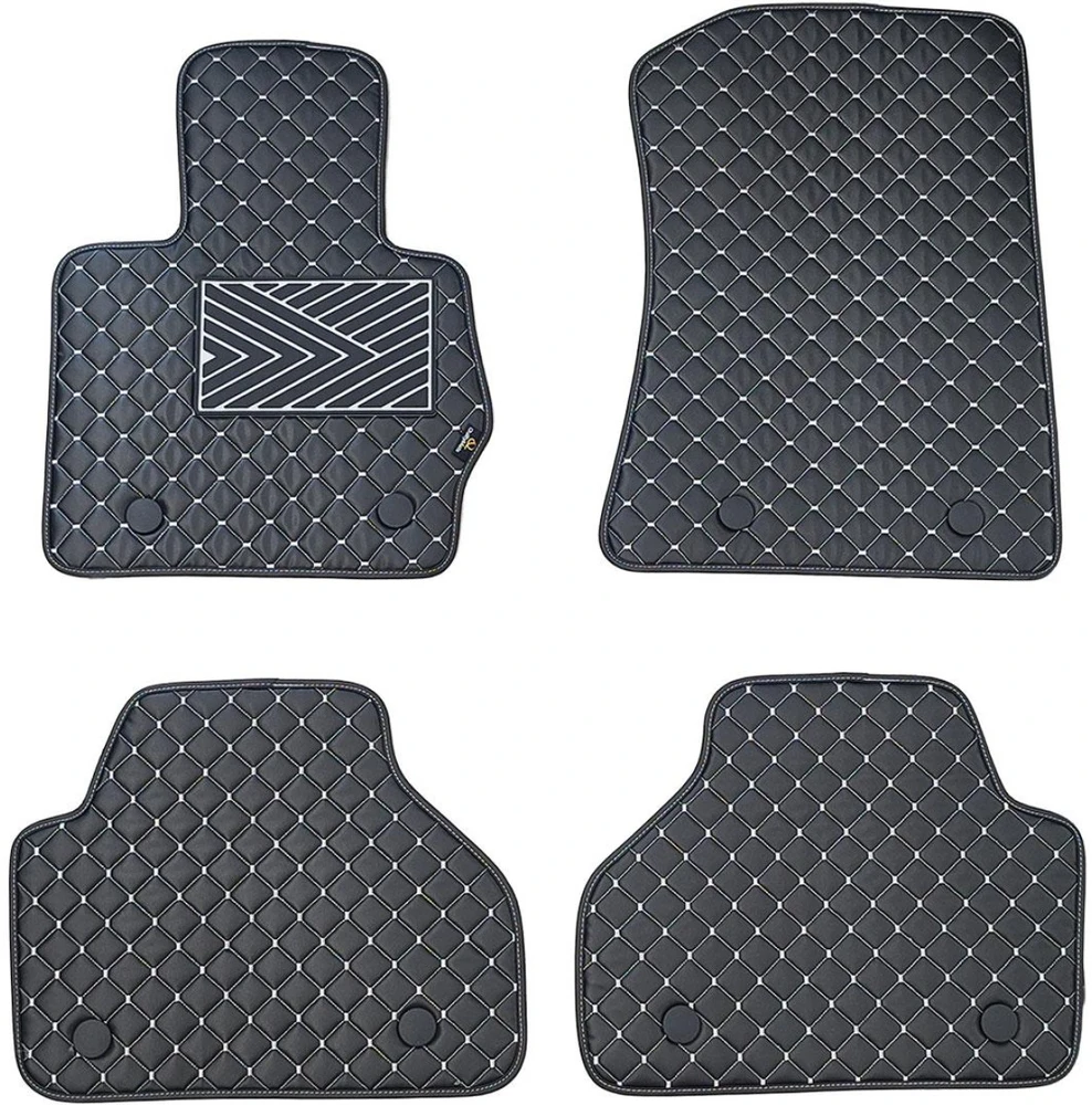 Eko odos kilimėliai QuiltyMats BMW X3 2010-2017m. (F25) (Juoda / pilkos siūlės)