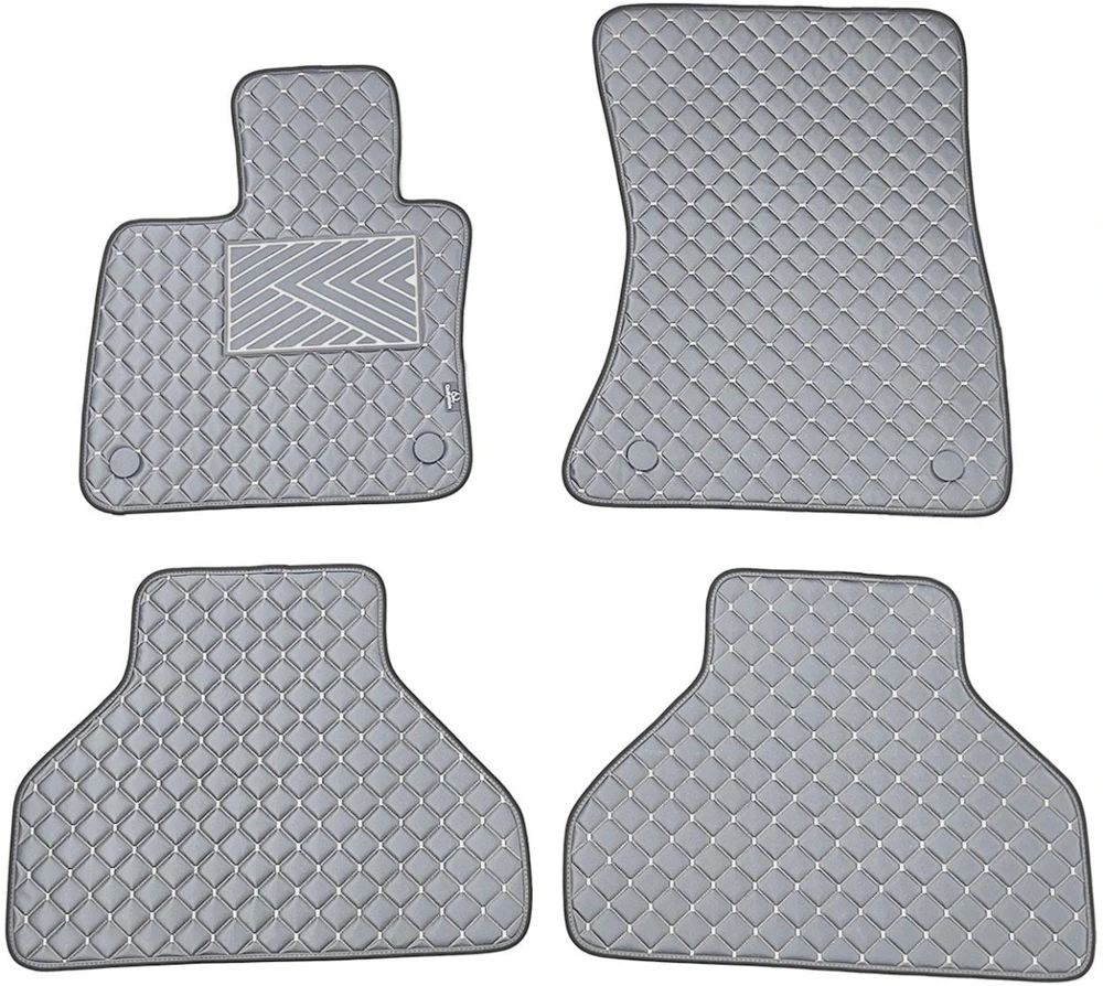 Eko odos kilimėliai QuiltyMats BMW X5 2007-2013m. (E70) (Pilka / pilkos siūlės)
