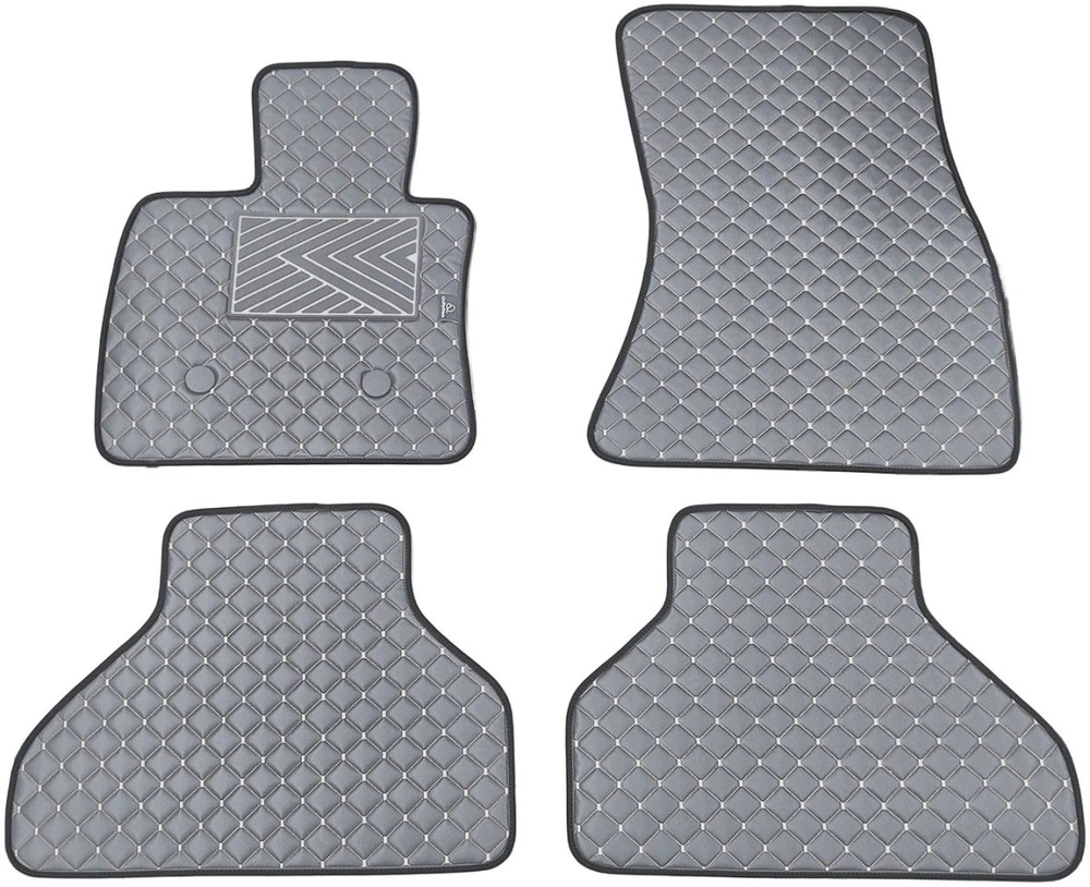 Eko odos kilimėliai QuiltyMats BMW X5 2013-2018m. (F15) (Pilka / pilkos siūlės)