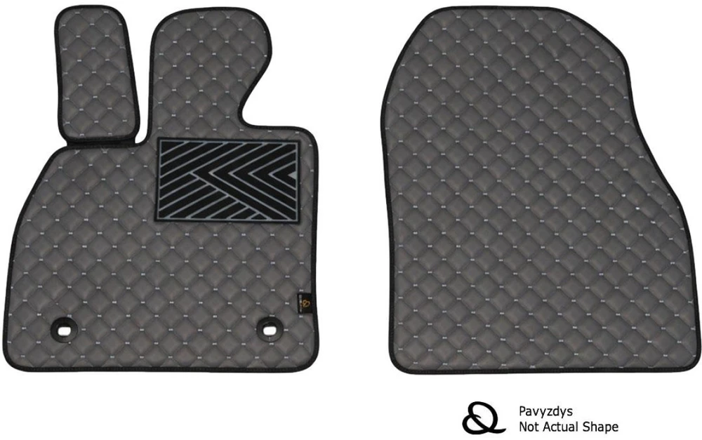 Eko odos kilimėliai QuiltyMats BMW Z4 2009-2016m. (E89) (Pilka / pilkos siūlės)