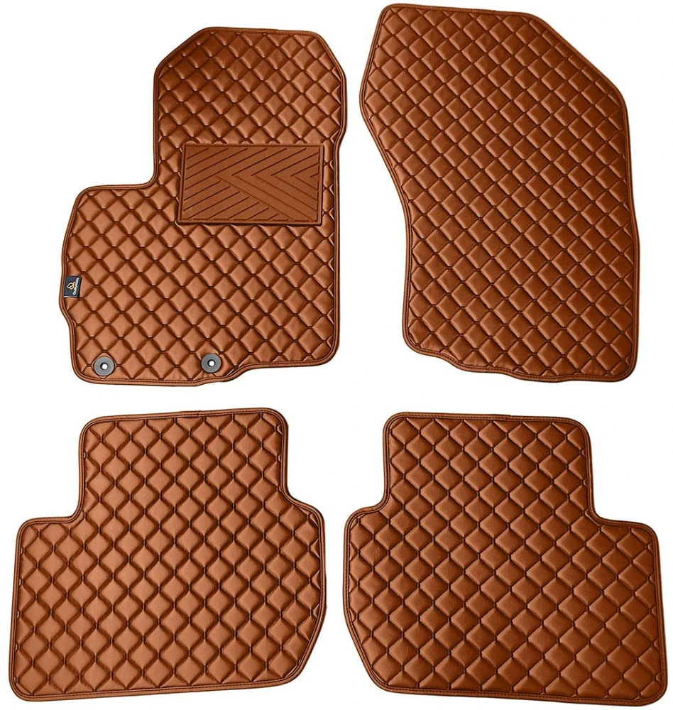 Eko odos kilimėliai QuiltyMats CITROEN C-CROSSER 2007-2012m. (Ruda / rudos siūlės)