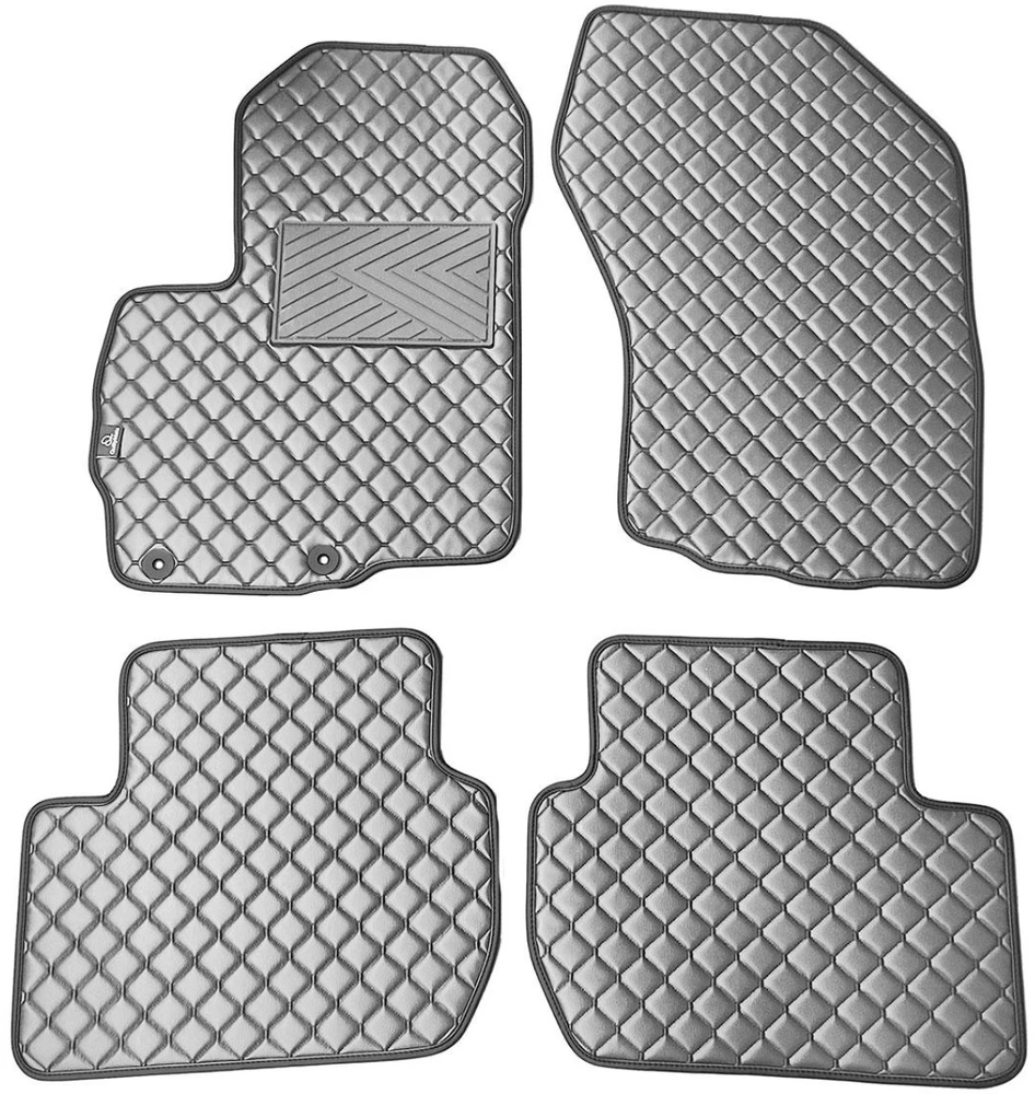Eko odos kilimėliai QuiltyMats CITROEN C-CROSSER 2007-2012m. (Pilka / pilkos siūlės)