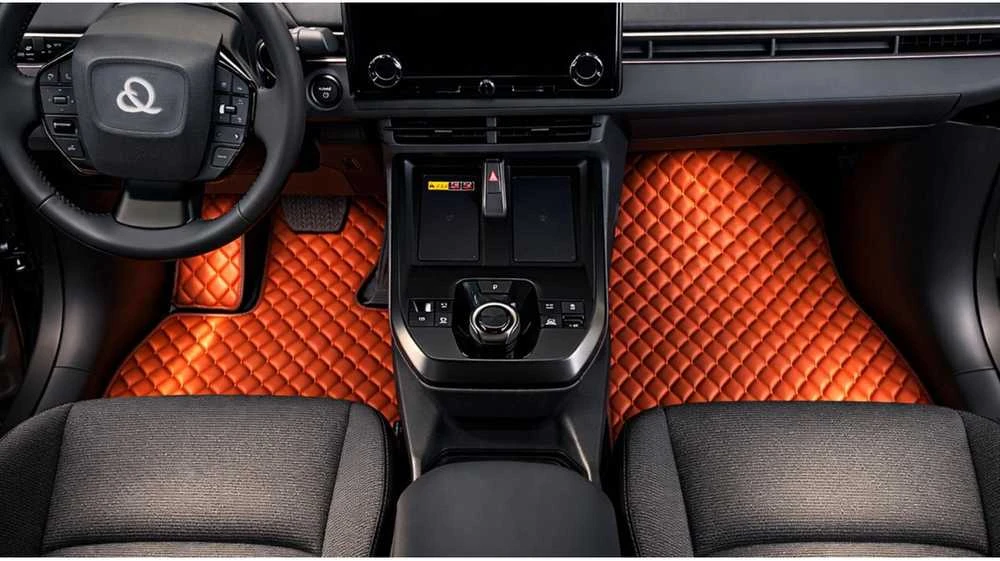 Eko odos kilimėliai QuiltyMats CITROEN C4 PICASSO 2006-2013m. (Ruda / rudos siūlės)