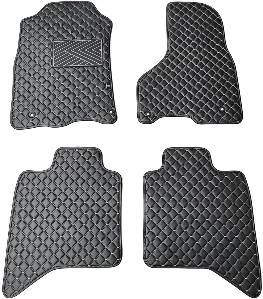 Eko odos kilimėliai QuiltyMats DODGE RAM 2009-2019m. (Juoda / pilkos siūlės)
