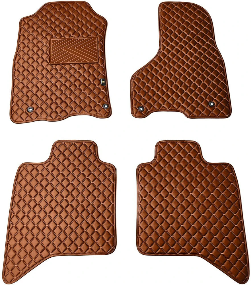 Eko odos kilimėliai QuiltyMats DODGE RAM 2009-2019m. (Ruda / rudos siūlės)