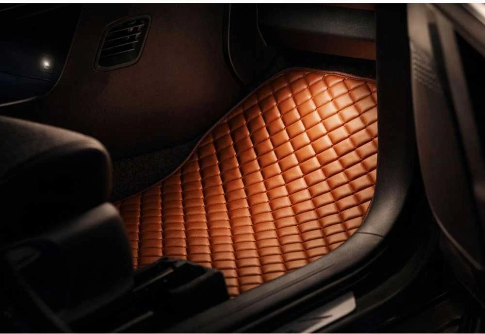 Eko odos kilimėliai QuiltyMats FORD FOCUS 2011-2018m. (Ruda / rudos siūlės)