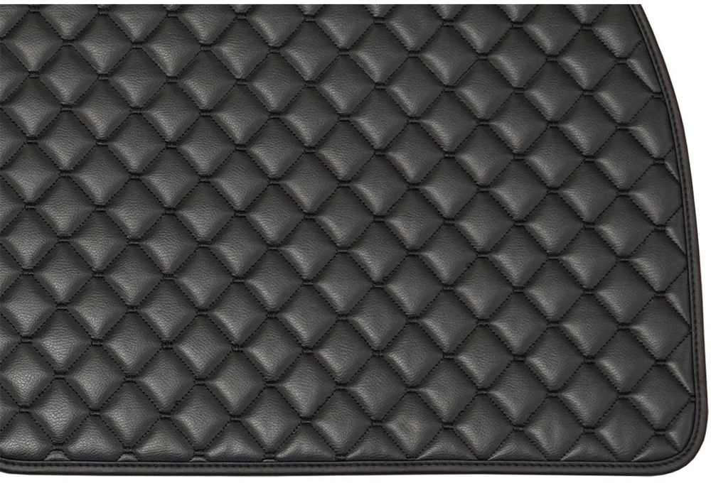 Eko odos kilimėliai QuiltyMats Ford Galaxy / S-Max 2006-2012 m. (Juoda / juodos siūlės)