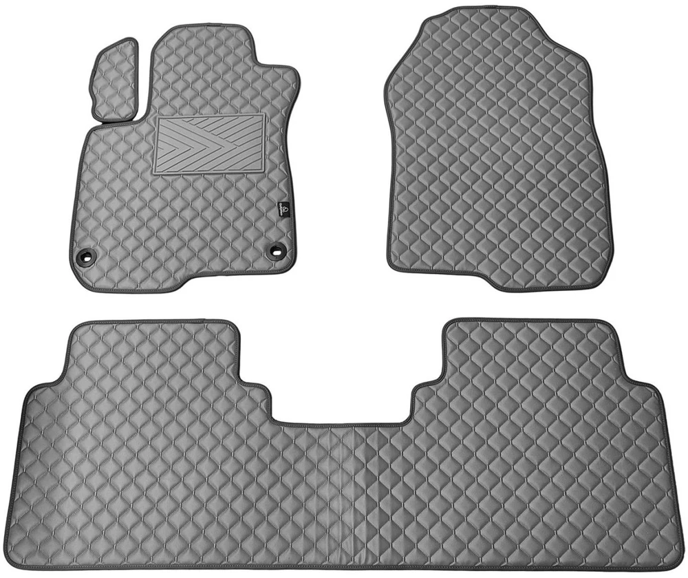 Eko odos kilimėliai QuiltyMats HONDA CR-V 2017-2023m. (Pilka / pilkos siūlės)