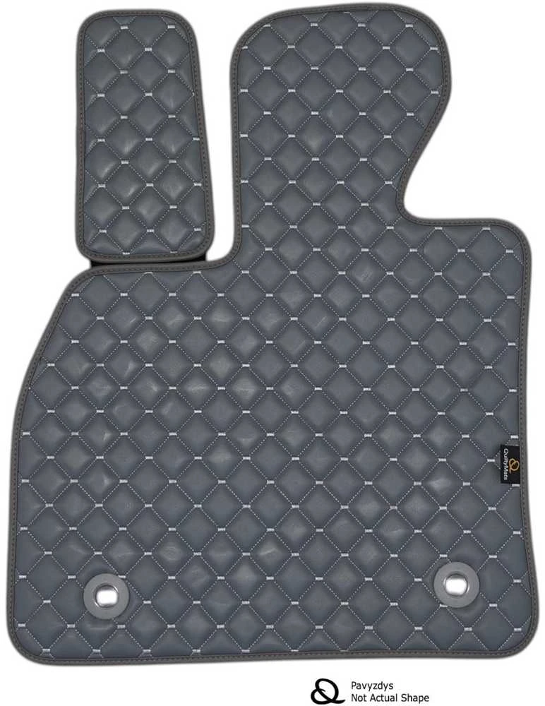 Eko odos kilimėliai QuiltyMats KIA SORENTO 2003-2007m. (Pilka / pilkos siūlės)