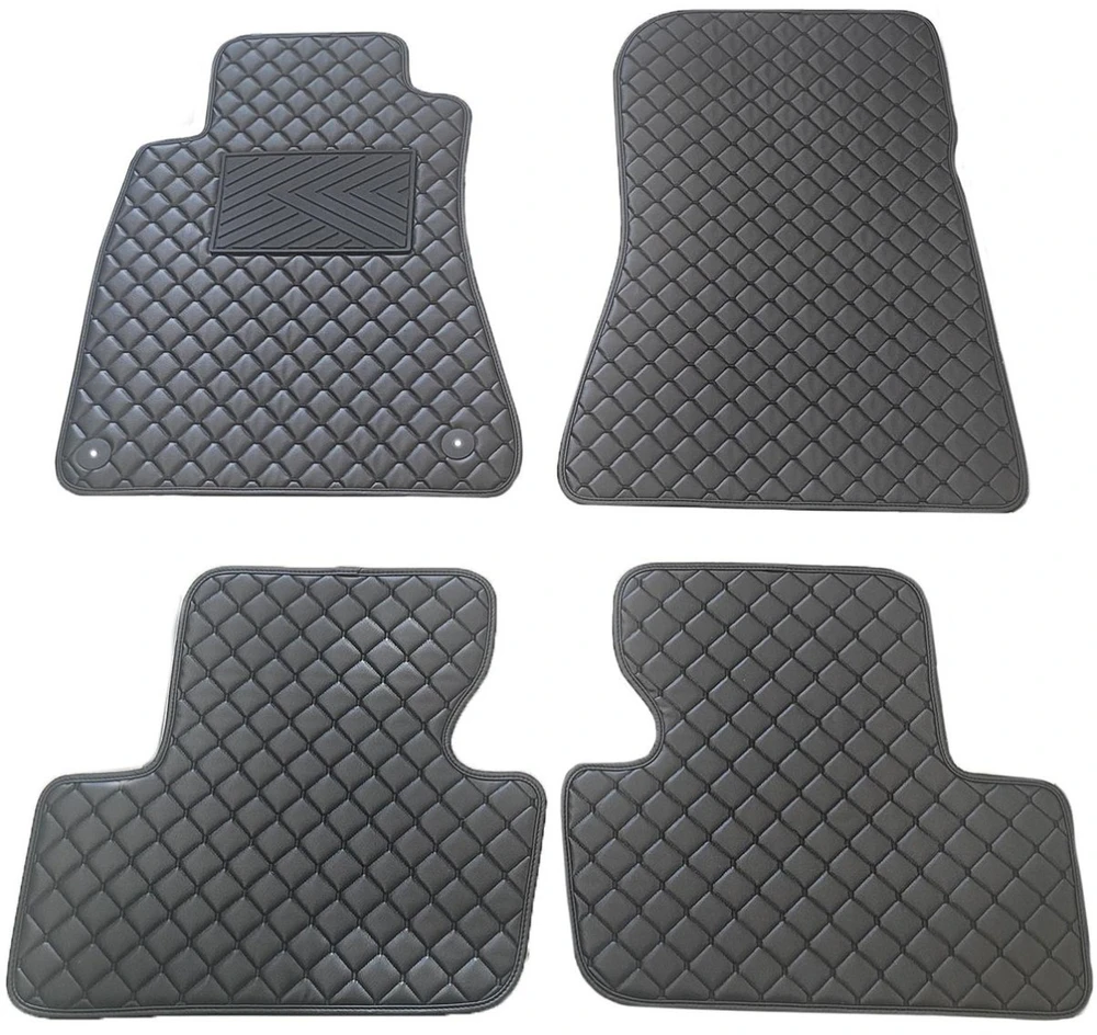 Eko odos kilimėliai QuiltyMats LEXUS IS 2005-2013m. (Juoda / juodos siūlės)