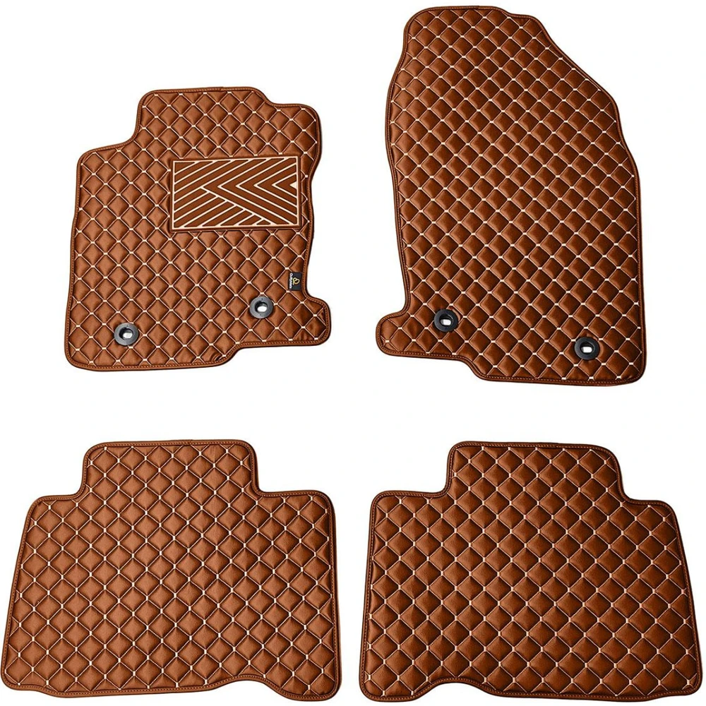 Eko odos kilimėliai QuiltyMats LEXUS NX 2014-2021m. (Ruda / rudos siūlės)