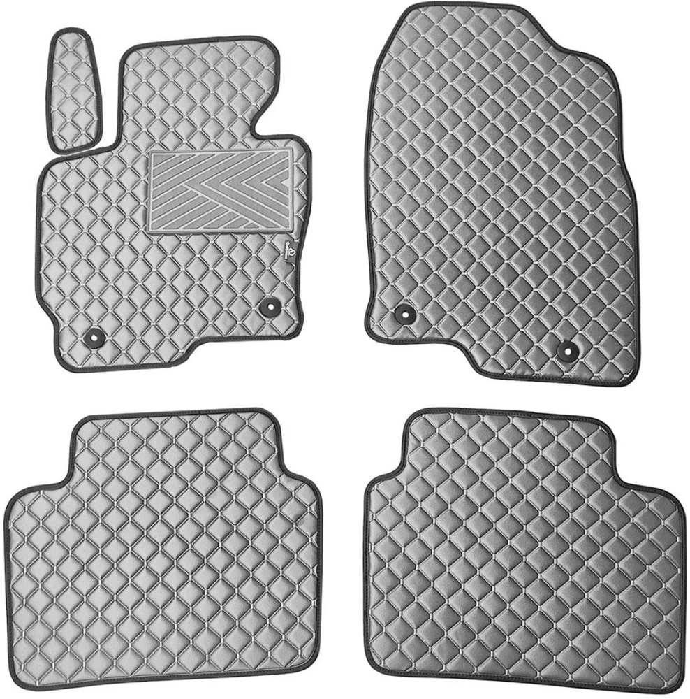 Eko odos kilimėliai QuiltyMats MAZDA CX-5 2012-2016m. (Pilka / pilkos siūlės)