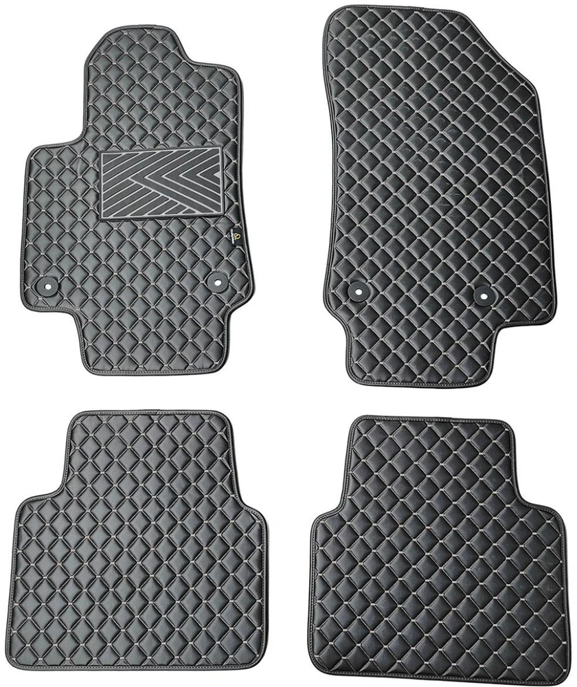 Eko odos kilimėliai QuiltyMats OPEL CROSSLAND X 2017-2024m. (Juoda / pilkos siūlės)