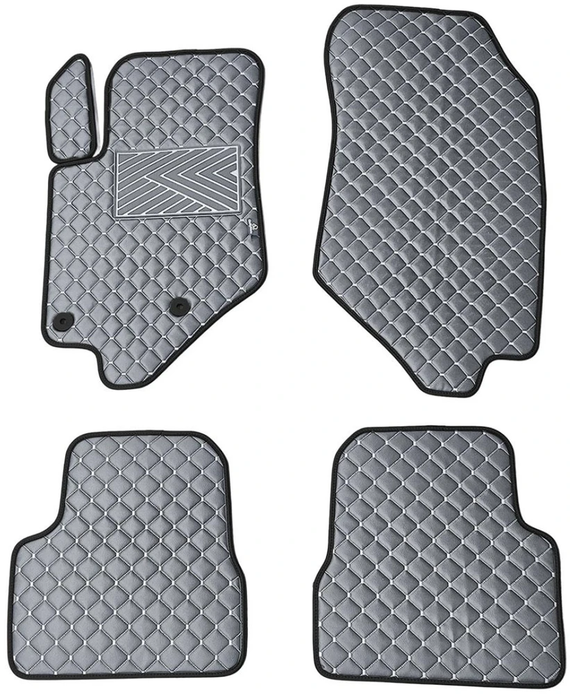 Eko odos kilimėliai QuiltyMats PEUGEOT 208 nuo 2019m. (Pilka / pilkos siūlės)