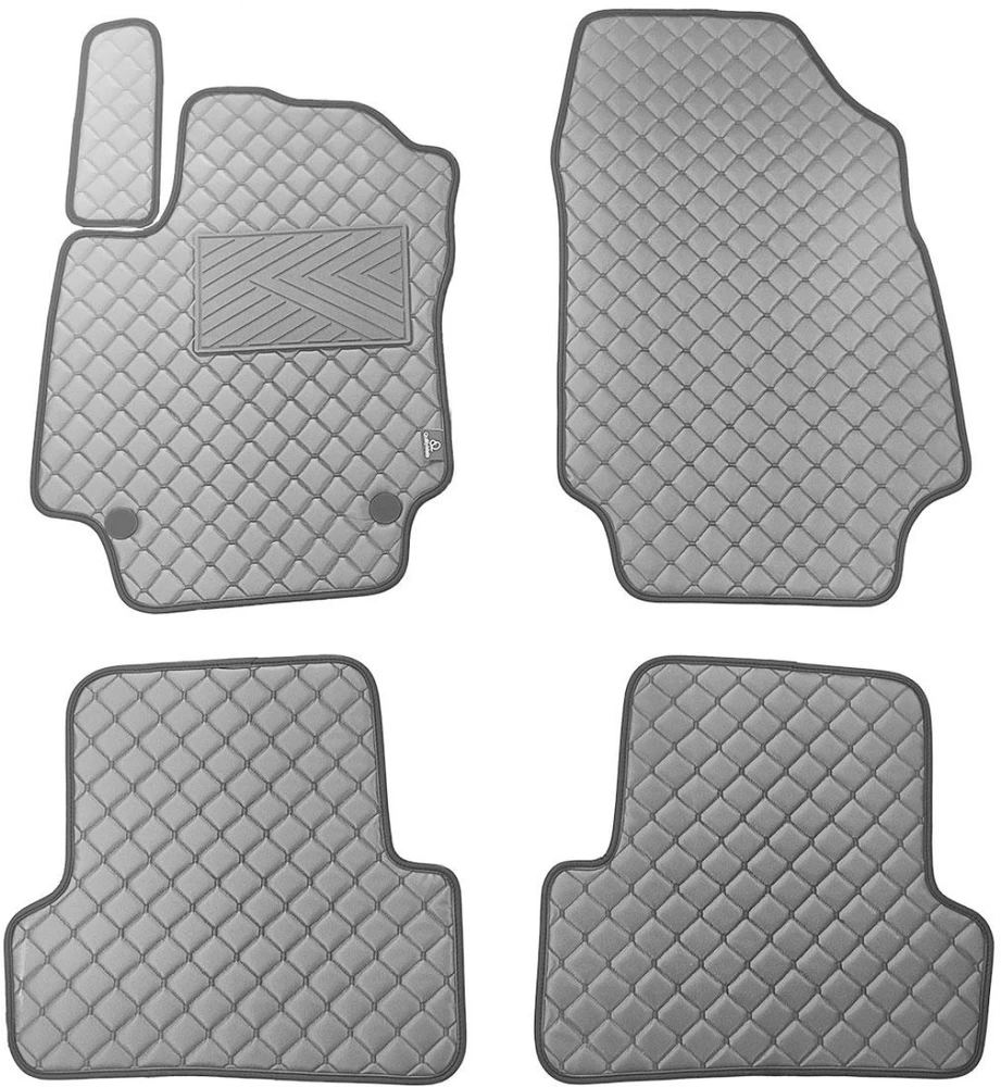 Eko odos kilimėliai QuiltyMats RENAULT CAPTUR 2013-2018m. (Pilka / pilkos siūlės)