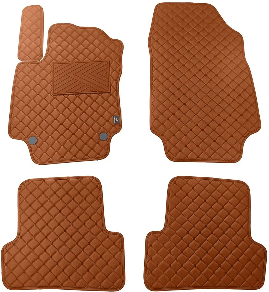 Eko odos kilimėliai QuiltyMats RENAULT CAPTUR 2013-2018m. (Ruda / rudos siūlės)