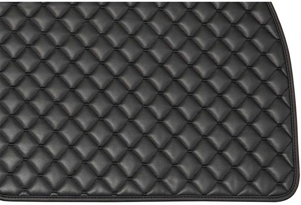 Eko odos kilimėliai QuiltyMats TOYOTA AVENSIS 2003-2009m. (Juoda / juodos siūlės)