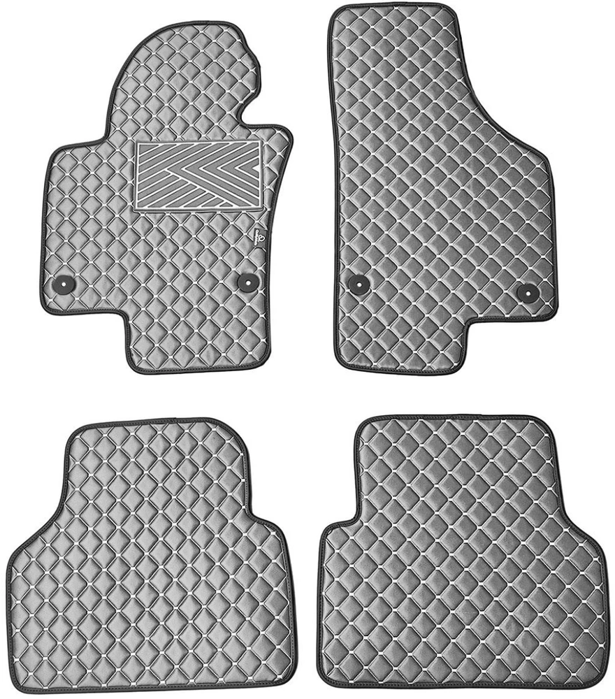 Eko odos kilimėliai QuiltyMats VOLKSWAGEN TIGUAN 2007-2016m. (Pilka / pilkos siūlės)