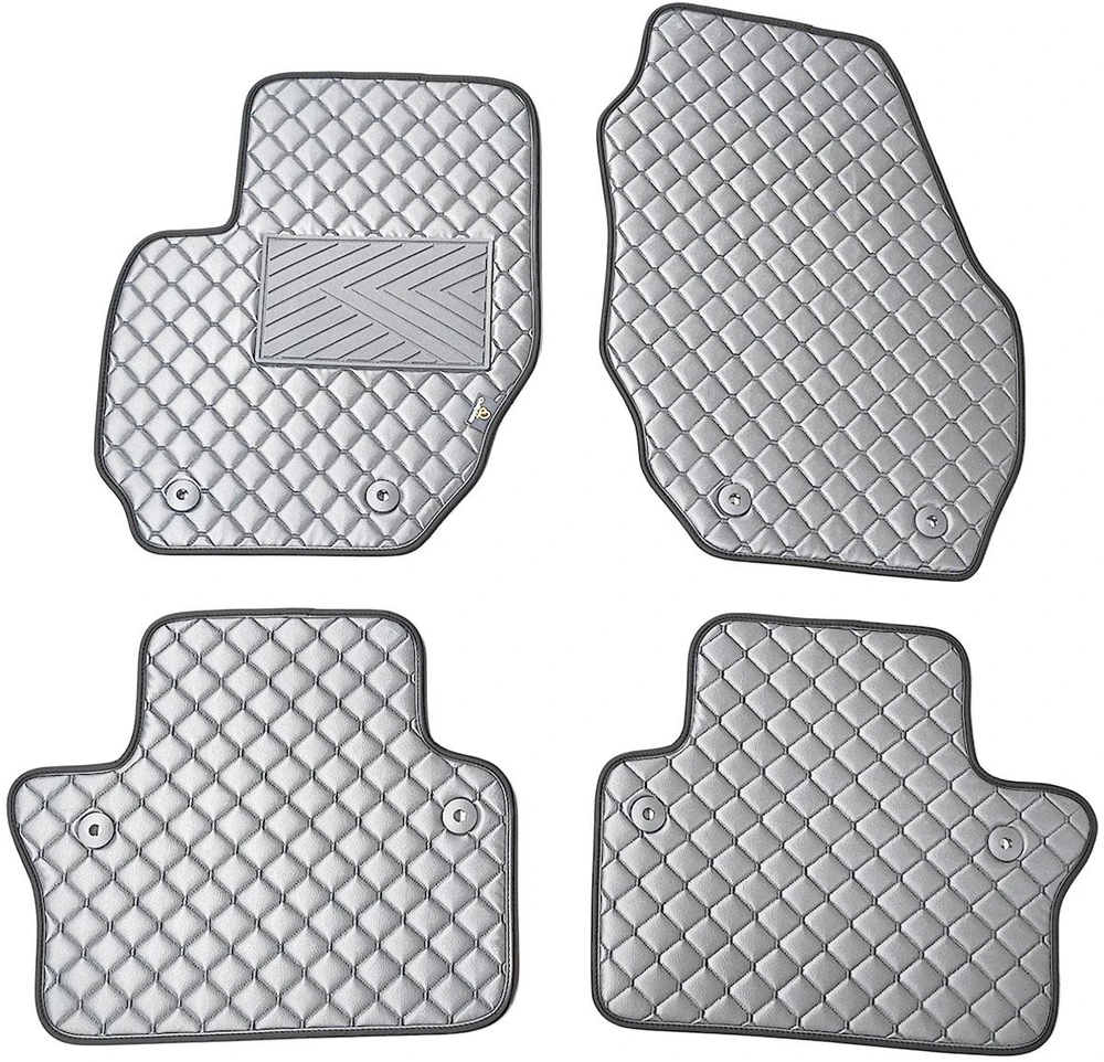 Eko odos kilimėliai QuiltyMats VOLVO S80 2006-2016m. (Pilka / pilkos siūlės)