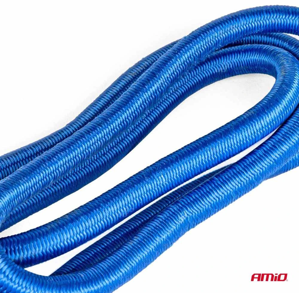 Elastinė tvirtinimo virvė su karabinais 60 cm × 8 mm, BSTRAP-19, AMIO-03372
