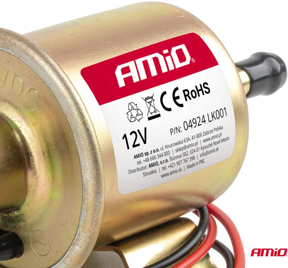 Elektrinis kuro siurblys 8 mm 12v amio-04924