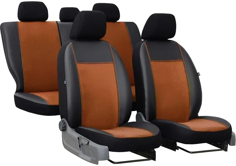 ES EXCLUSIVE sėdynių užvalkalai (eko oda, alcantara) Nissan Qashqai I +2 2009-2013m. (7 vietų)