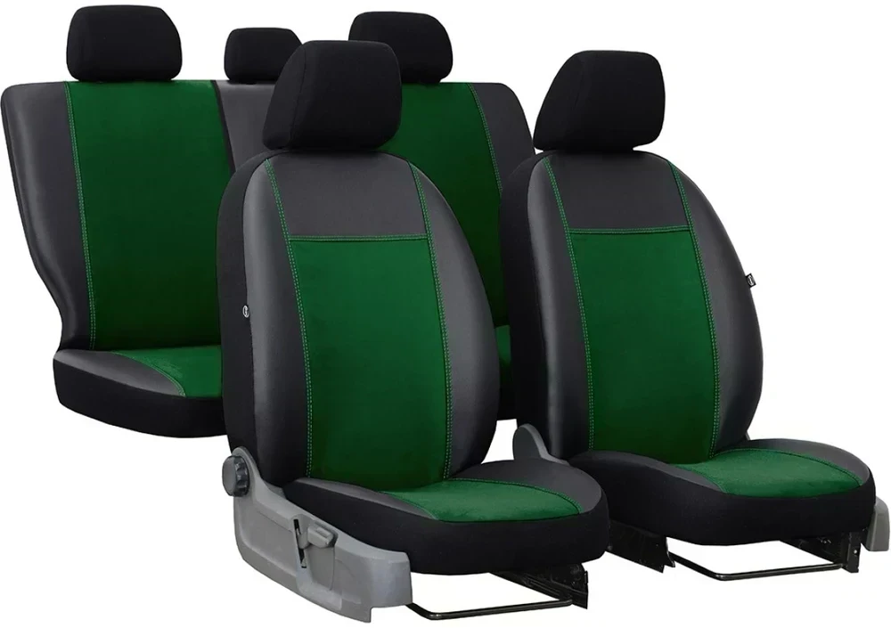 ES EXCLUSIVE sėdynių užvalkalai (eko oda, alcantara) Nissan Qashqai I +2 2009-2013m. (7 vietų)