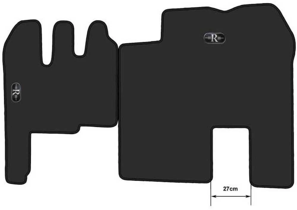 ES Kilimėliai COMFORT Renault MAGNUM manual NS sp-27cm / nuo 1996m.- (2vnt.)