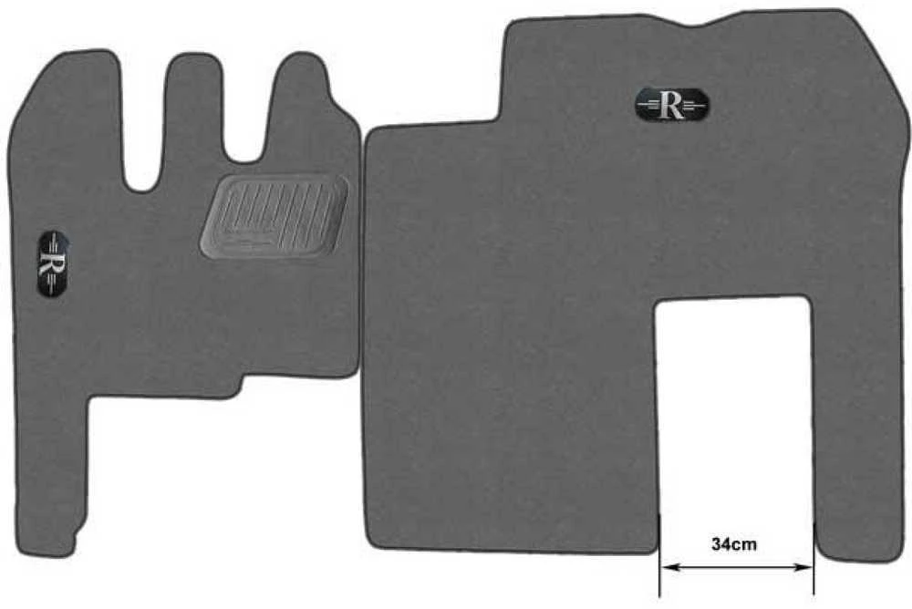 ES Kilimėliai COMFORT Renault MAGNUM manual NS sp-34cm / nuo 1996m.- (2vnt.)