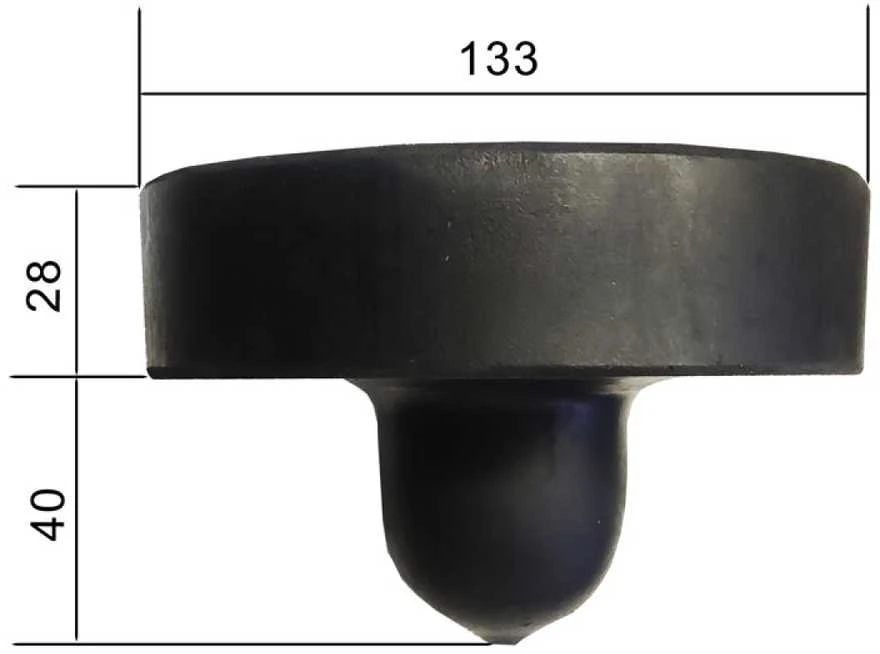 ES Spyruoklių pastiprinimo guma Nr. 15