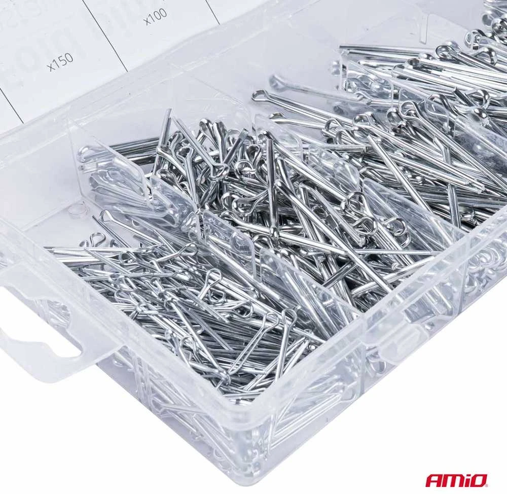 Fiksavimo kaiščių rinkinys, 555 vnt., AMIO-03141