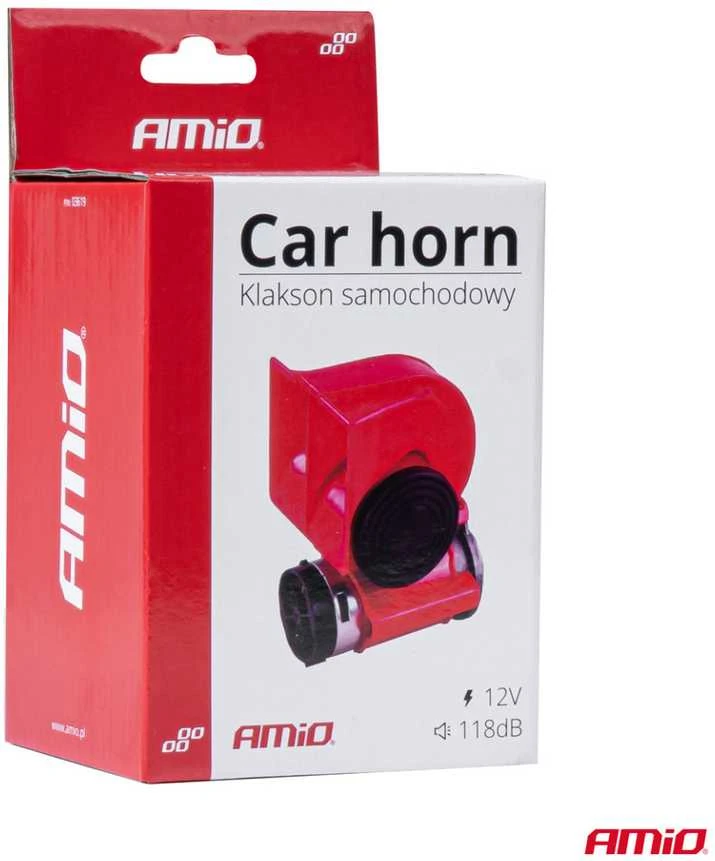 Garso signalas – dvejų tonų, 118 dB, 12V, su rele, AMIO-03619
