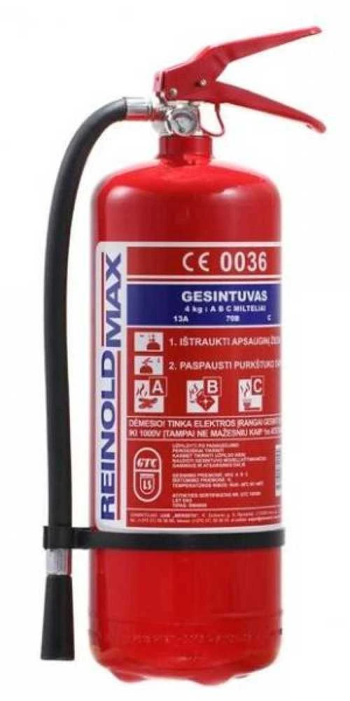 Reinold Max 4kg miltelinis gesintuvas