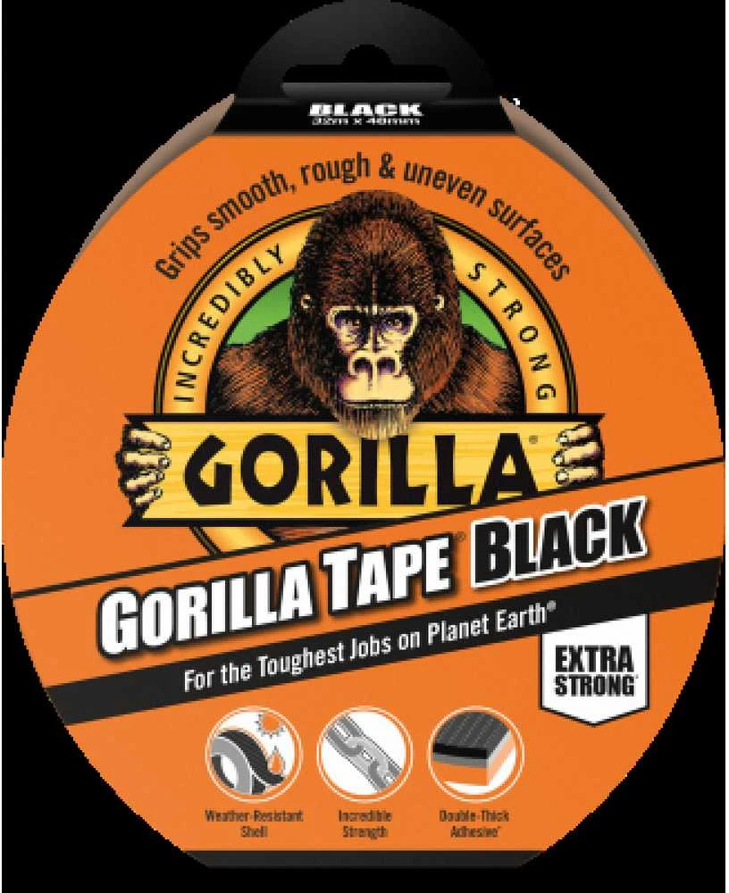 Gorilla Tape izoliacinė juosta juoda 4.77cm × 32m