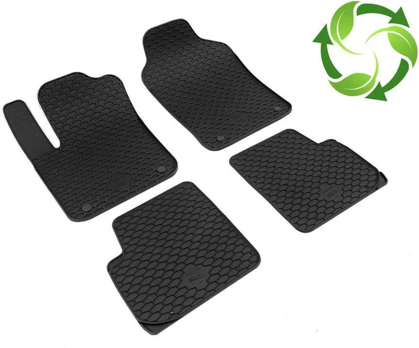 Gumarny Zubri Guminiai kilimėliai Fiat 500 (2007-2015m.), (nuo 2015m.), 4pc,