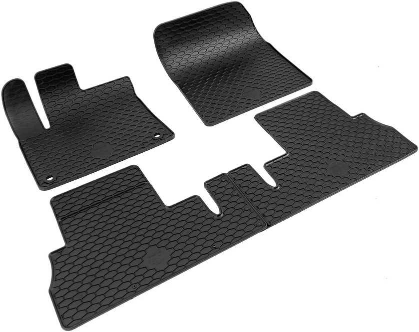 Gumarny Zubri Guminiai kilimėliai Peugeot e-RIFTER nuo 2020m., (oval clips) 4pc,